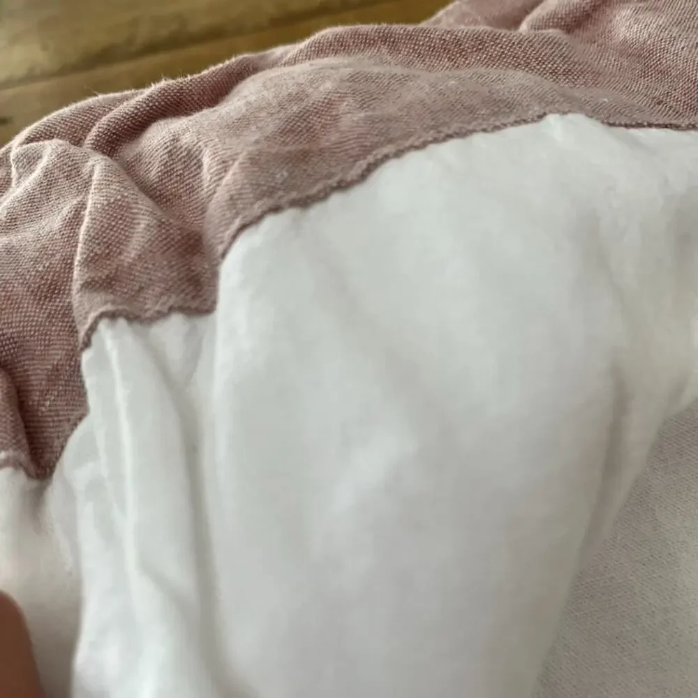 Vintage PiuBelle Linen Blend Pillowcase 35.5